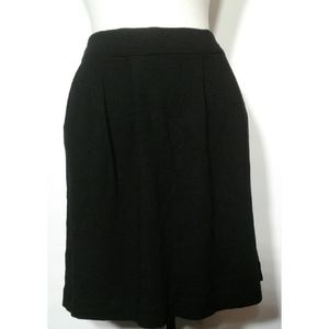 J. Jill skirt black knit W/pockets size S